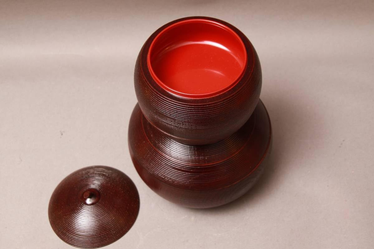 Amazon.co.jp: 茶道具玉泉堂福井國雄お重瓢箪弁当箱菓子器共箱京都芸術